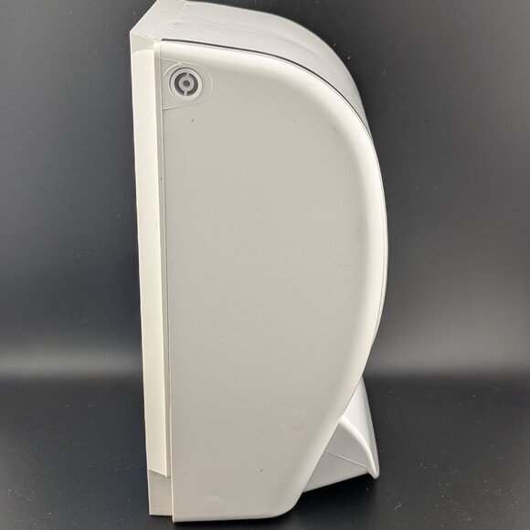 Wall-Mounted Deb Soap or Sanitizer Dispenser – White with Chrome Trim - Picture 2 of 3